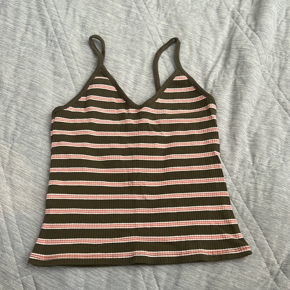 Sky and sparrow XL green and pink tank top